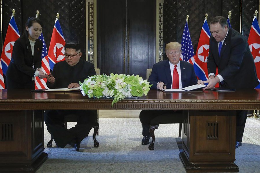 Trump, Kim sign agreement on denuclearisation, security of North Korea
